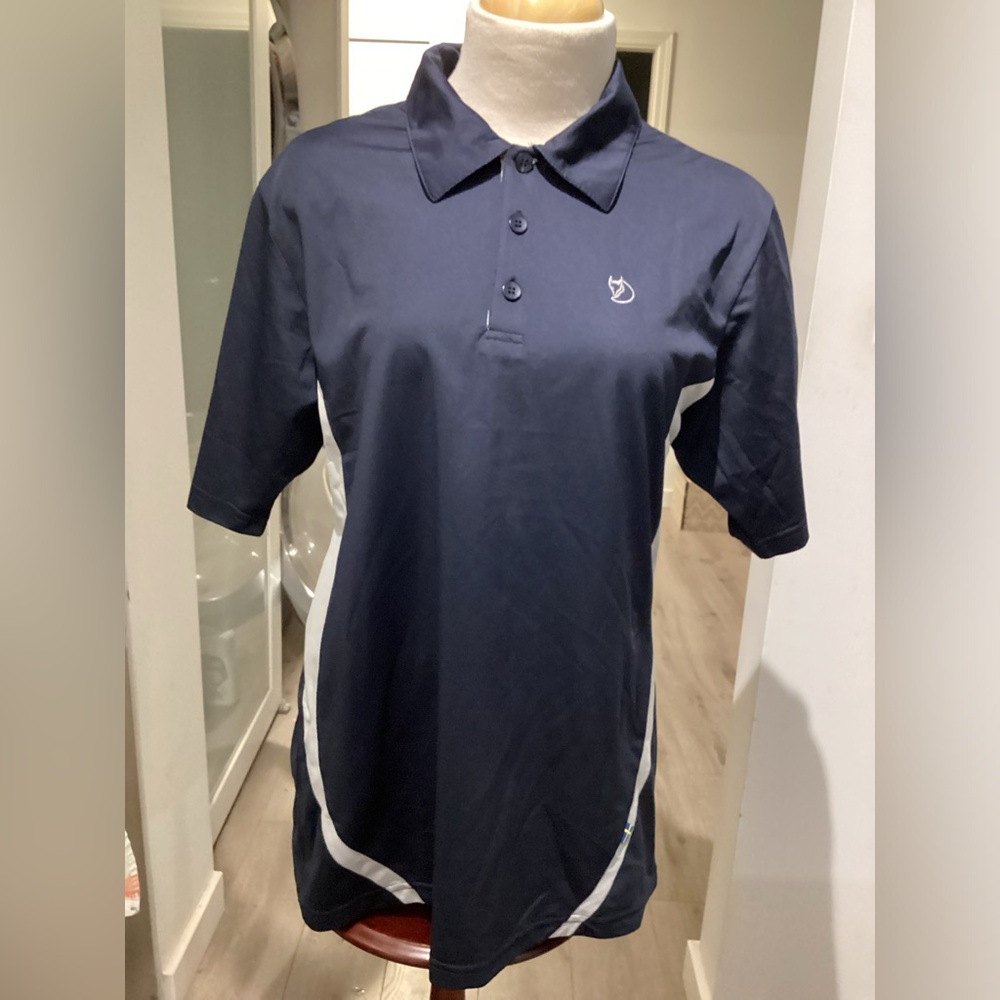 Fjallraven Blue Polo Shirt. size L